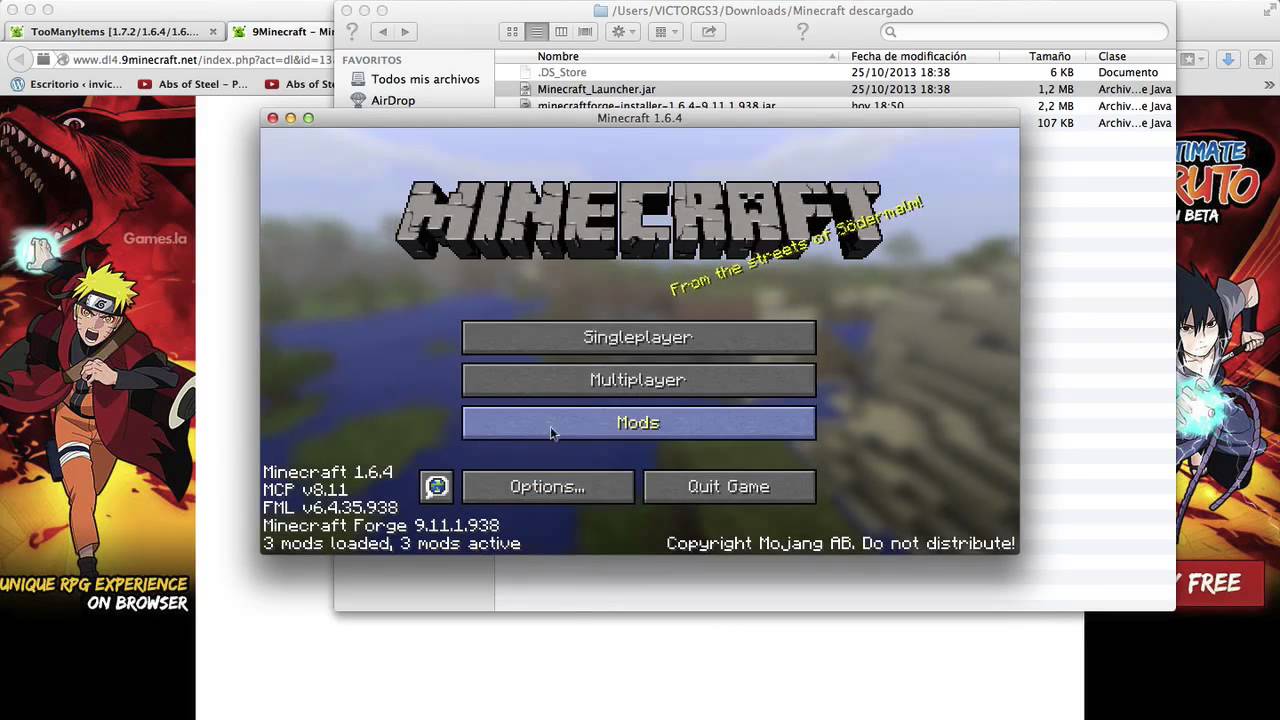 Minecraft 1.6.2 seus mod for mac